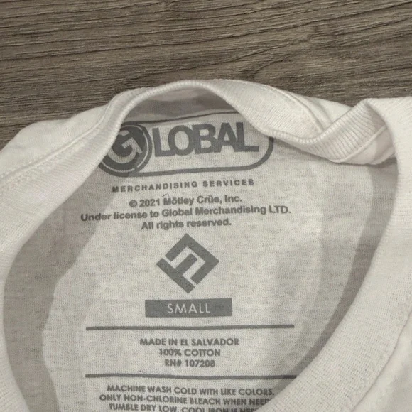 Motley Crue Dr. Feelgood Band Tee Shirt Size Small - Picture 3 of 3